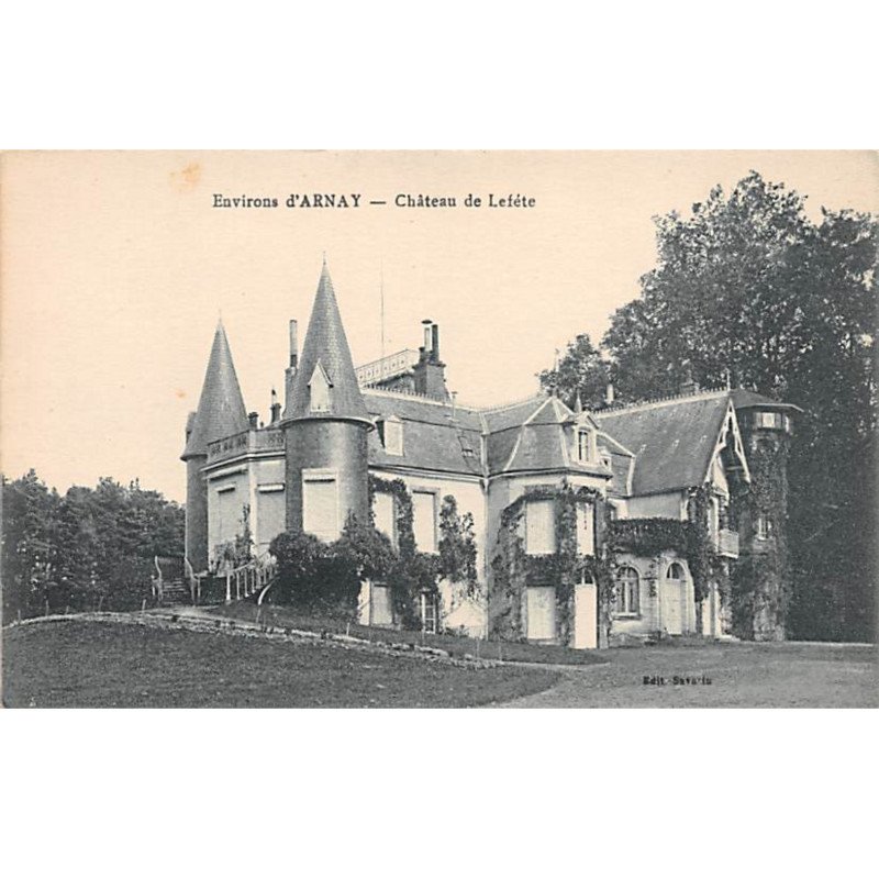 Environs d'ARNAY - Château de LEFETE - très bon état