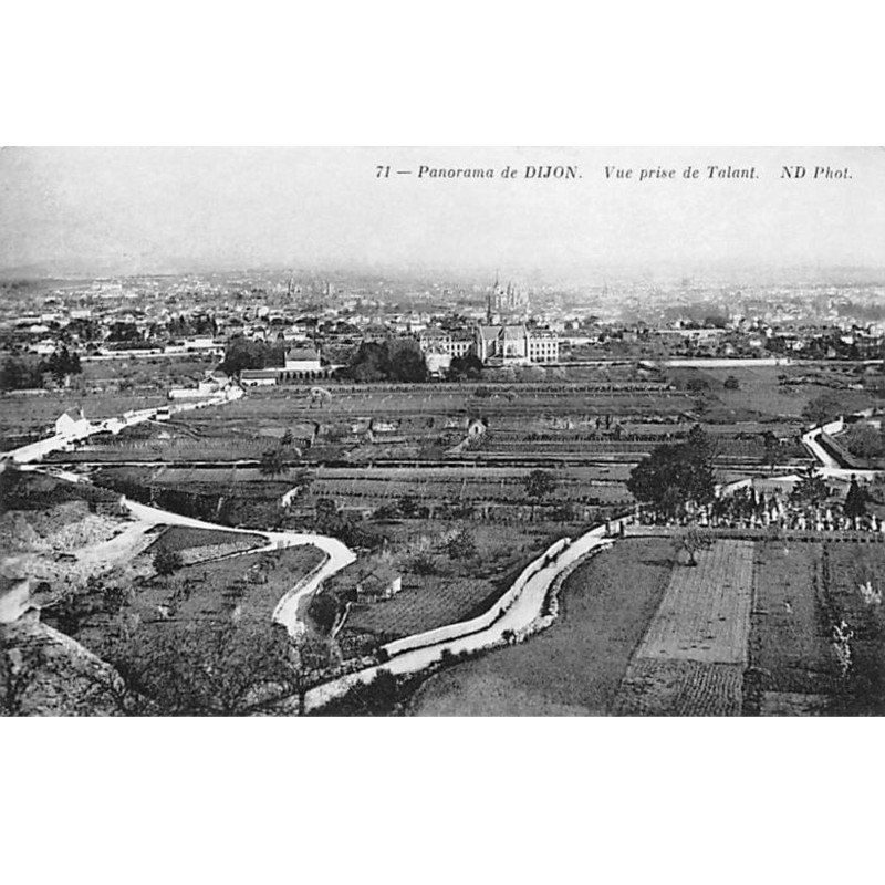 Panorama de DIJON - Vue prise de Talant - très bon état