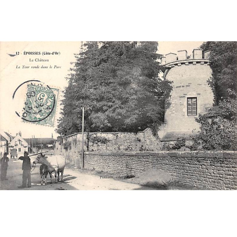 EPOISSES - Le Château - La Tour ronde dans le Parc - très bon état