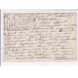 SAINT QUENTIN : carte photo du magasin "au Soulier d'Or" Meunier - Duchene (5 rue de la Sellerie)chaussure-très bon état