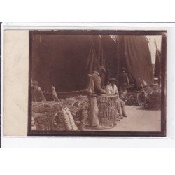 NICE : carte photo de pêcheurs en 1906 - très bon état