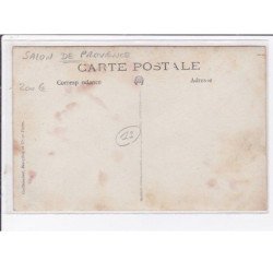 SALON DE PROVENCE : carte photo d'un salon de coiffure (coiffeur JULLIAN) - très bon état