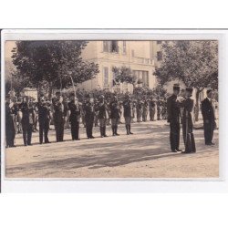 CORTE : lot de 5 cartes photo des cérémonies du 14 Juillet 1934 (militaire - photo Filippi) - très bon état