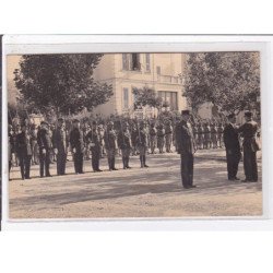 CORTE : lot de 5 cartes photo des cérémonies du 14 Juillet 1934 (militaire - photo Filippi) - très bon état