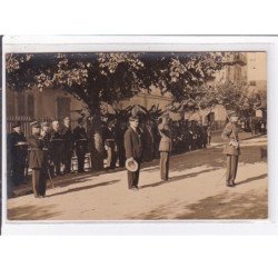 CORTE : lot de 5 cartes photo des cérémonies du 14 Juillet 1934 (militaire - photo Filippi) - très bon état