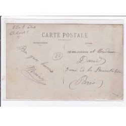 BERNAY : carte photo de la boucherie chevaline Valette - bon état