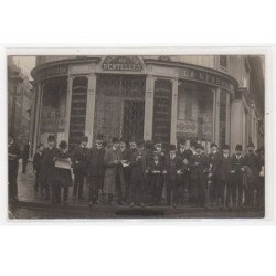 PARIS : carte photo de la Grande Maison de Dentelles au 16 rue Halevy - bon état