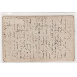 PARIS : carte photo du salon de coiffure AUBERT (coiffeur - parfumerie) au 8  rue Saint Martin - état
