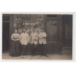 PARIS : carte photo du salon de coiffure BOITARD au 116 rue de Bercy (coiffeur) - très bon état