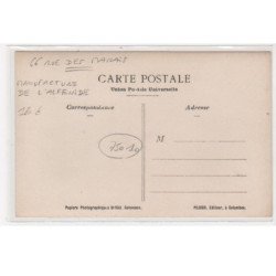 PARIS : carte photo du magasin HARLEUX (manufacture de l'Alfenide - Gallia métal) au 66 rue des Marais - très bon état