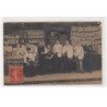 PARIS : carte photo du salon de coiffure DORE au 2 rue Letort (coiffeur) - état