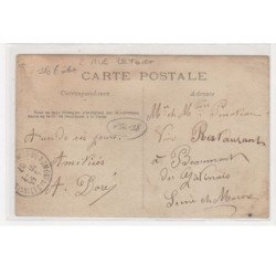 PARIS : carte photo du salon de coiffure DORE au 2 rue Letort (coiffeur) - état