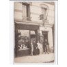 GRAND MONTROUGE : carte photo de la maison Charles (salon de coiffure - coiffeur) - état (adhérence au dos)