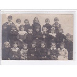 MONTROUGE : carte photo d'une classe d'école en 1908 - très bon état