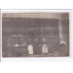 SURESNES : carte photo de l'épicerie fruiterie " au nouveau quartier" - très bon état