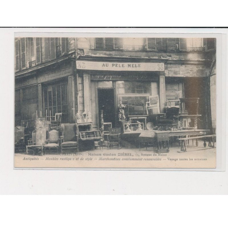 PARIS - Maison Ziebel - Antiquités, meubles rustiques et de style - 75015 - très bon état