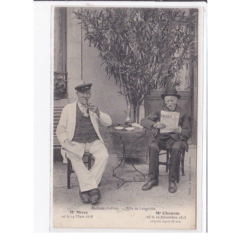 BALLON : ville de longévité (2 centenaires) - très bon état