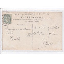 Cachet de la Sarthe : carte photo de deux enfants (laveuses - lessive - travail) - très bon état