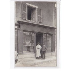 COURS LA VILLE : carte photo de la boulangerie CROZIER - très bon état