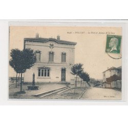 POLLIAT - La poste et avenue de la Gare - état