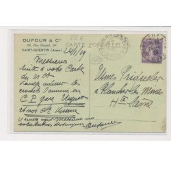 SAINT QUENTIN - Vue intérieure des magasins de la Maison Dufour - 60 rue Raspail - très bon état