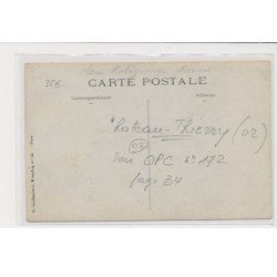 CHATEAU THIERRY - Carte photo - inondation - barque - trés bon état