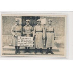 SOISSONS - Militaires - Carte photo - trés bon état