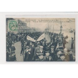 MONTLUCON - La manifestation du 1er Mai - le départ - Plus de 6000 Manifestants prennent part au défilé - état