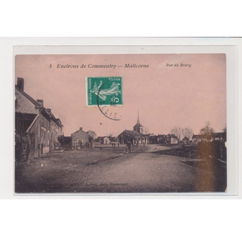MALICORNE - Environs de Commentry - Rue du Bourg - trés bon état