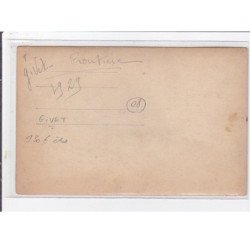 GIVET : carte photo d'un café à la frontière - bon état