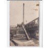 RETHEL : carte photo d'un pont (réparation - ouvriers) -très bon état