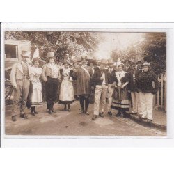 A LOCALISER : carte photo d'une fête normande  - très bon état