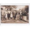 A LOCALISER : carte photo d'une fête normande  - très bon état