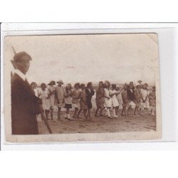 VER SUR MER : carte photo d'une course à pied en 1920 - état