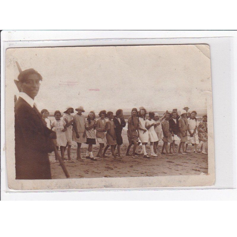 VER SUR MER : carte photo d'une course à pied en 1920 - état
