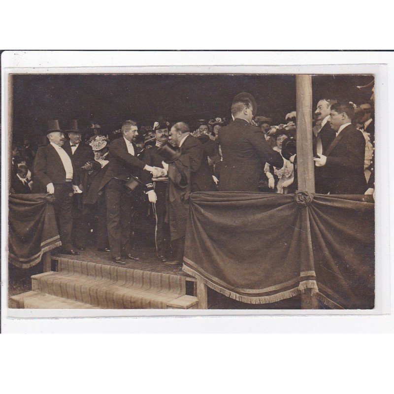 CAEN : carte photo des fêtes du 14 Juillet 1907 - très bon état
