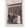 A LOCALISER (certainement les Landes) : carte photo du restaurant PRIAN - (restaurateur) état