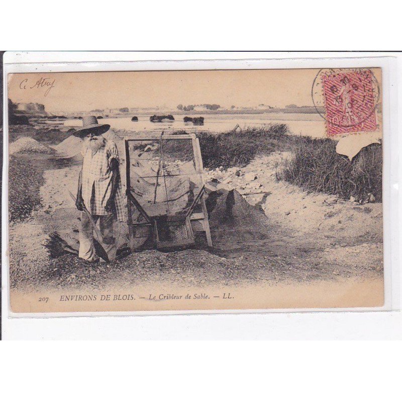 Environs de BLOIS : le cribleur de sable - état