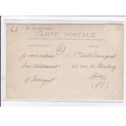 A LOCALISER : carte photo d'une colonie de vacances (cachet de départ de Loire Atlantique) - très bon état