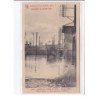 JUVISY sur ORGE : inondation 1910 - rue de la Poste - voiture opérant un déménagement de la Poste - très bon état