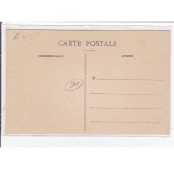 JUVISY sur ORGE : inondation 1910 - rue de la Poste - voiture opérant un déménagement de la Poste - très bon état