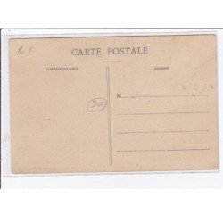 JUVISY sur ORGE : inondation 1910 - rue de la Poste - voiture opérant un déménagement de la Poste (attelage) TBE