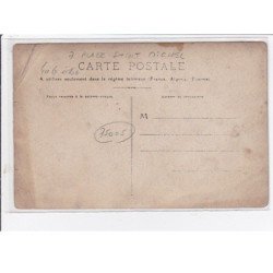 PARIS 5ème : carte photo du restaurant Victor GANDON au 7 place Saint Michel - état