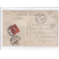 PARIS 6ème : carte photo de la boucherie CORICON? au 21 rue Saint SEVERIN - bon état
