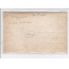 PARIS 10ème : carte photo de l'atelier de fourrures- naturaliste GAUDEBERT (chasse) au 50 boulevard Magenta - bon état