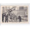 PARIS (a localiser) : carte photo de pompiers en action en 1932 (échelle) - très bon état