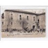 LA GRANGE DES PRES (près PEZENAS) : carte photo de militaires - état