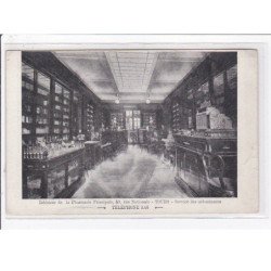 TOURS : intérieur de la pharmacie principale - service des ordonnances - très bon état