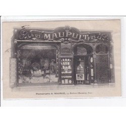 TOURS : photographie MAUPUIT (dos vert) + autographe - très bon état