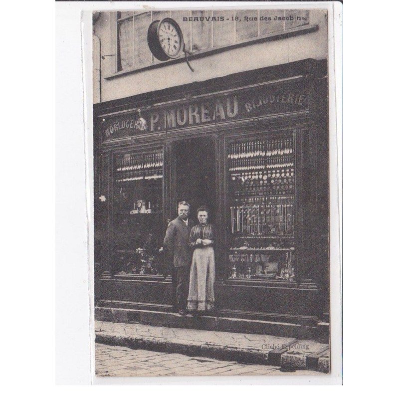 BEAUVAIS : horlogerie bijouterie MOREAU - très bon état